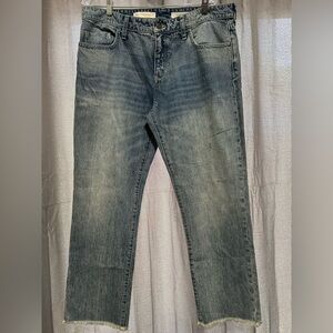 Pilcro Hyphen Boy Fit Crop Jeans